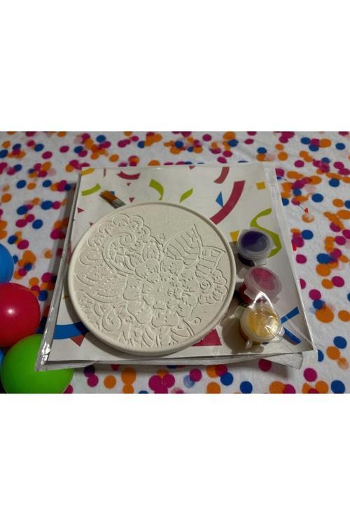 12 ( 6+6) Adet Mandala Bardak Altlığı Taş Boyama Seti, Kendin Yap, Doğum Günü Hediyesi