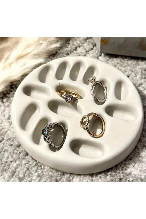 Dekoratif Yüzük Tutucu Organizer, Yüzük Standı
