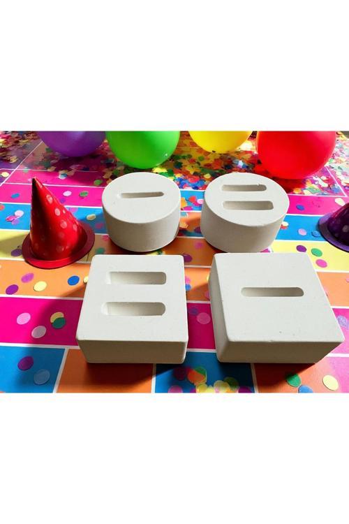 Dekoratif 4 Lü Yüzük Tutucu Organizer, Yüzük Standı, Nişan Söz Dekorasyon Yüzüklükler