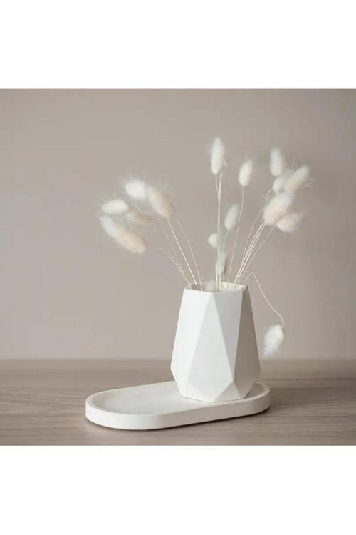 Dekoratif 2 Li Takı Vazo Kalemlik Sunum Tabağı