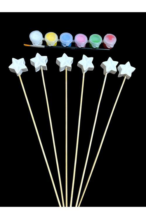 6 Parça Yıldız Hobi Boyama Seti