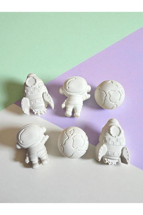 Uzay Çocuk Aktivite Seti Taş Boyama Kendin Yap Seti