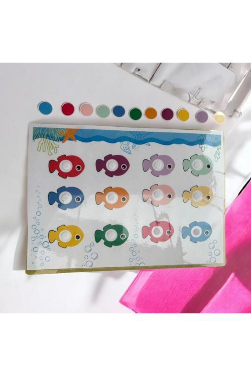 Çocuk Etkinlik Kartları Renkleri Öğrenelim