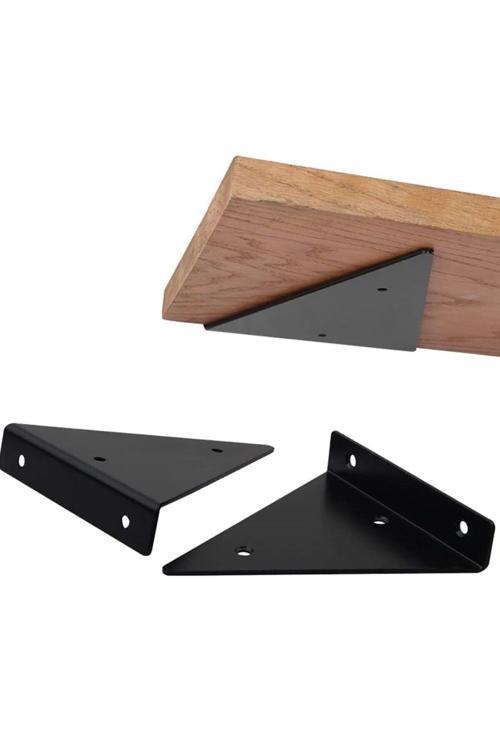 Raf Tutucu , Gizli Raf Tutucu, Duvara Monte Raf Montaj Kiti Dahil 2 Adet Metal Raf Tutucudur