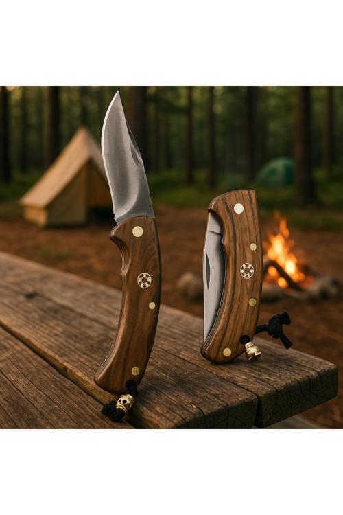 Çakı El Işçiliği ( Lazer Kesim) 9 Cm Namlu Uzunluğu 12 Cm Kabze