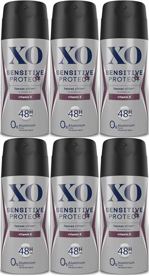 Deodorant 150ML Men-Erkek Sensitive & Protect (6 Lı Set)