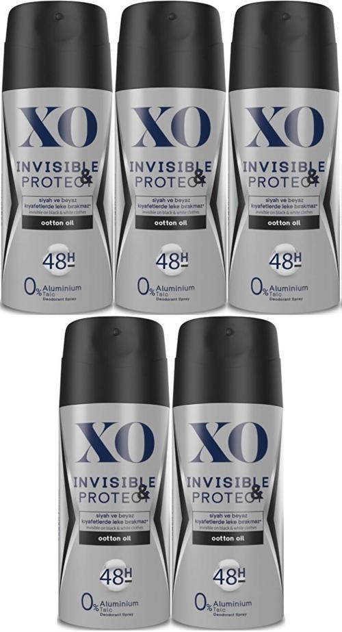 Deodorant 150ML Men-Erkek Invisible & Protect (5 Li Set)