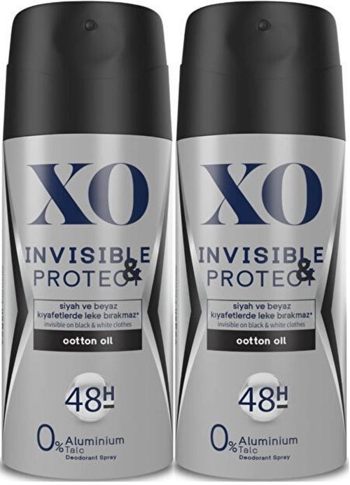 Deodorant 150ML Men-Erkek Invisible & Protect (2 Li Set)
