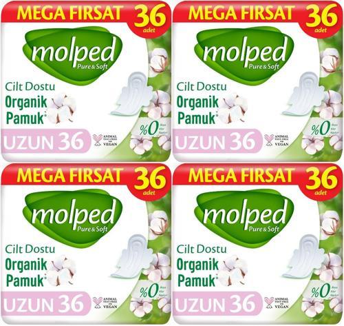 Pure&Soft Hijyenik Ped Uzun 144 (4PK*36) Adet Mega Pk