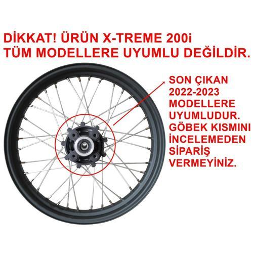 Mondial X-Treme 200İ Arka Jant Siyah 2.50-19 (2022-....) Orj