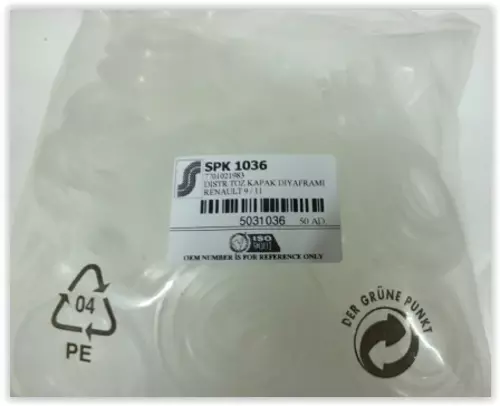 DİSTRİBÜTÖR TOZ KAPAK DİYAFRAMI R9-R11 7701021983 (50 ADET)