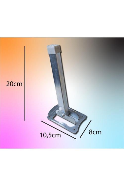 Metal Içeri Katlanır Sofra Ayağı Yer Sofrası Ayağı Metalik Renk 1 Adet (20Cm)