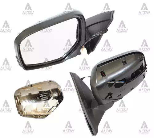 AYNA DIŞ DİKİZ L-200 2006-2014 ELEKTRİKLİ ISITMALI KROM SOL MN167429