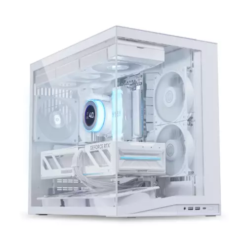 O11 Dynamic Flow Mini V2 Mid Tower ATX Kasa Beyaz (G99.O11DMIV2FW.00)