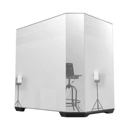 Mirror T10 Black 850W 80+ Bronze PSU 4x120mm ARGB Fan ATX Aynalı Temperli Cam Siyah Gaming (Oyuncu) Kasa