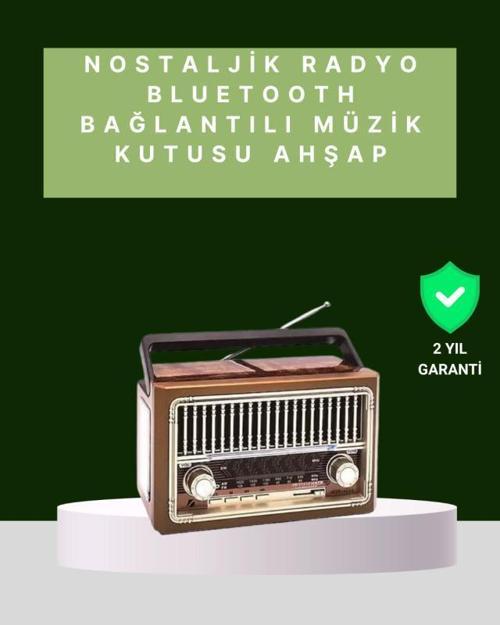 Kablosuz Bluetooth Hoparlör ve FM Radyo