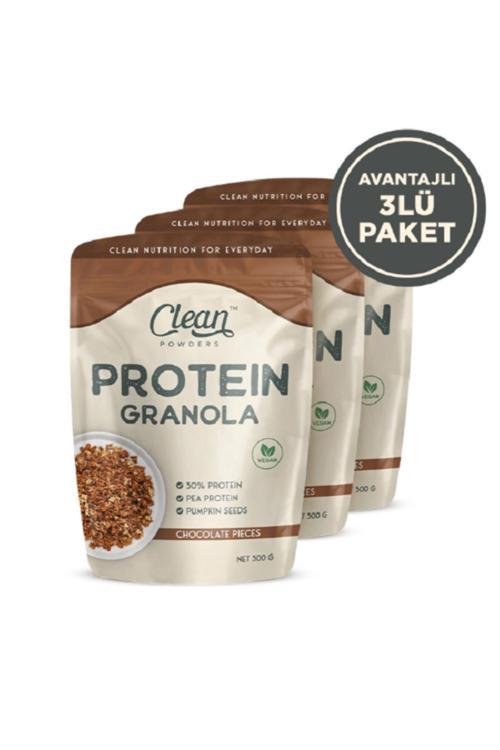 Protein Granola 300 Gr - Çikolata Parçacıklı - ( 3 Adet )
