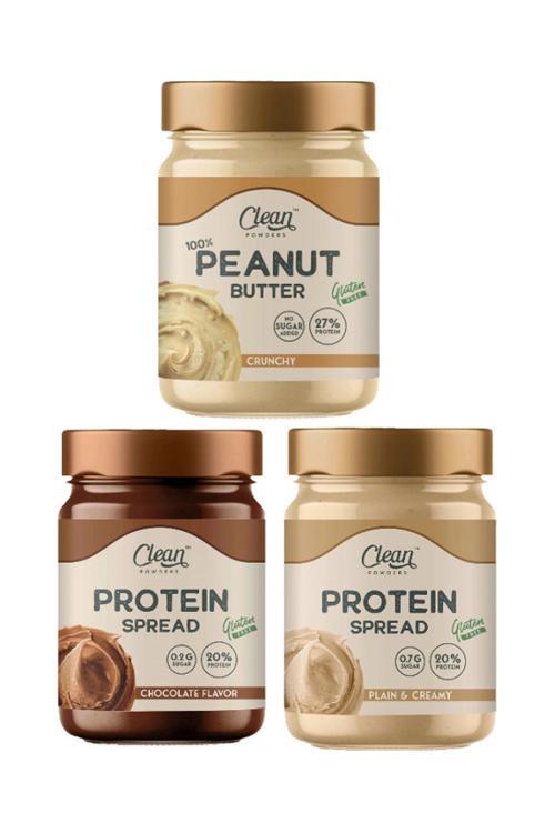 Proteinli Fındık Ve Fıstık Kreması Karma Set 3'Lü