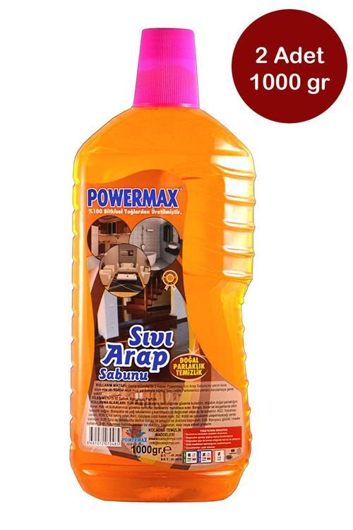 2 Adet Powermax Sıvı Arap Sabunu 1000 ml -PWRMX019