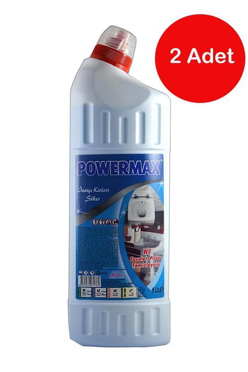 2 Adet Powermax WC Tuvalet Pisuvar Temizleyici 1 lt - PWRMX022