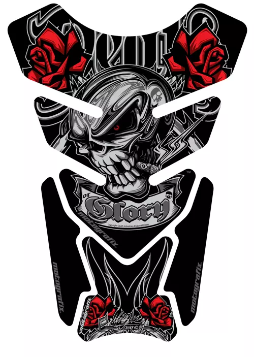 Death or Glory Tankpad Black / Silver