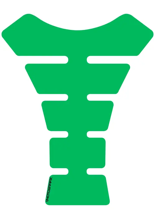 Plain Spine Green Metallic Tankpad