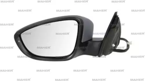 AYNA DIŞ DİKİZ PASSAT 2010-2014 ELEKTRİKLİ, ISITMALI, ASTARLI, KATLANIR, HAFIZALI, YAN-ALT LAMBALI SOL 3AB857507D9B9