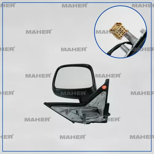 AYNA DIŞ DİKİZ TRANSPORTER T5 2004-2010 ELEKTRİKLİ, ISITMALI SAĞ 7H1857508P9B9