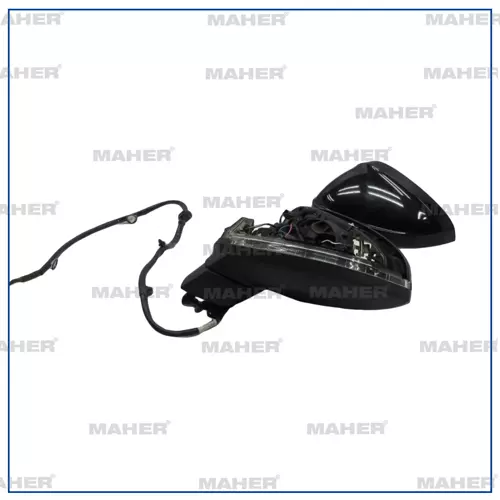 AYNA DIŞ DİKİZ A3 SEDAN 2013 ELEKTRİKLİ,ISITMALI, SİNYALLİ ASTARLI, KATLANIR, HAFIZALI SOL 855857409F9B9