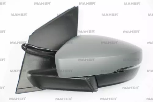 AYNA DIŞ DİKİZ POLO 2009-2010 ELEKTRİKLİ, ISITMALI, SİNYALLİ, ASTARLI, KARE SOKET SOL 6R1857507D9B9