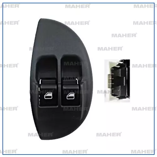 DÜĞME CAM AÇMA PALİO / SİENA (ÇİFTLİ) ÇERÇEVELİ SOL 717135614