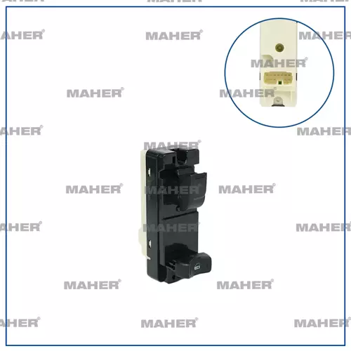 DÜĞME CAM AÇMA D-MAX 2004-2012 ÖN SAĞ KİLİTLEMELİ 8973961020