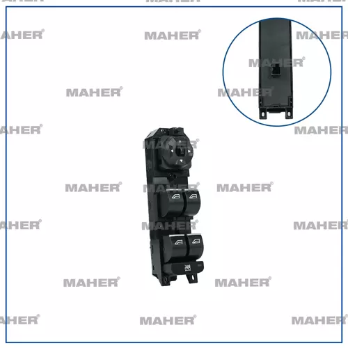 DÜĞME CAM AÇMA MONDEO 2007-2014 / S-MAX / GALAXY SOL (DÖRTLÜ) AYNA AYAR DÜĞMELİ 7S7T14A132BD