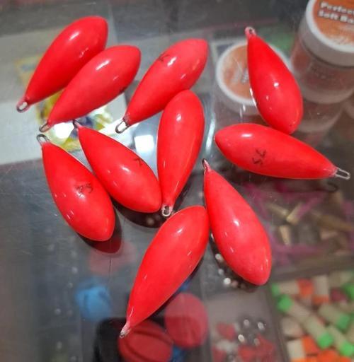 Surf Olta Kurşunu Kırmızı UV Renkli 125GR 1 Adet