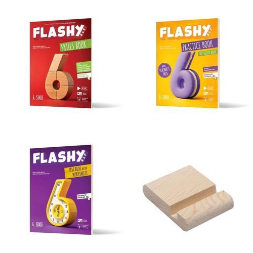 Hız 6. Sınıf FLASHY Practice Book Skills Book ve Test Book 3lü Set+ Telefon Standı