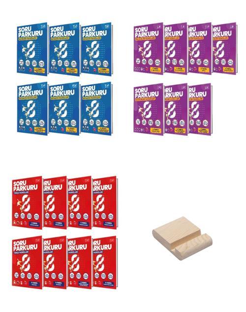 Newton LGS 8. Sınıf Matematik Fen ve Türkçe Fasikül Seti 3lü Set + Telefon Standı