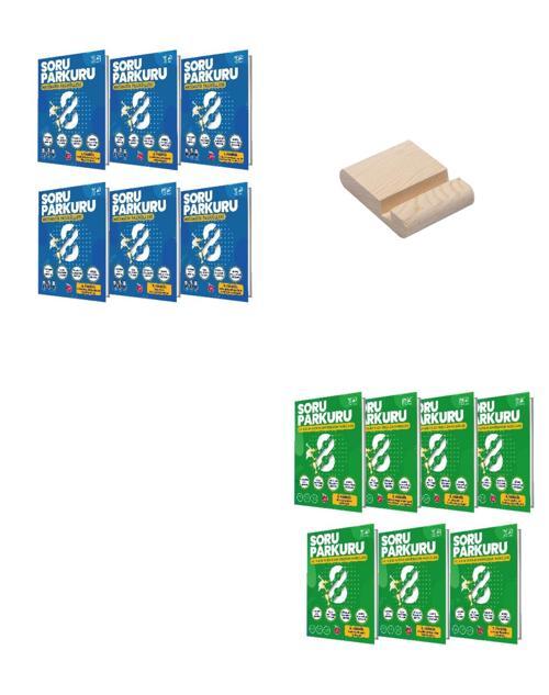 Newton LGS 8. Sınıf Soru Parkuru Matematik ve Fen Bilimleri Fasikül Seti + Telefon Standı 