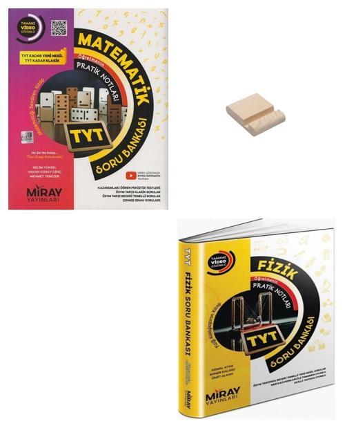 Miray TYT Matematik ve Fizik Soru Bankası + Telefon Standı
