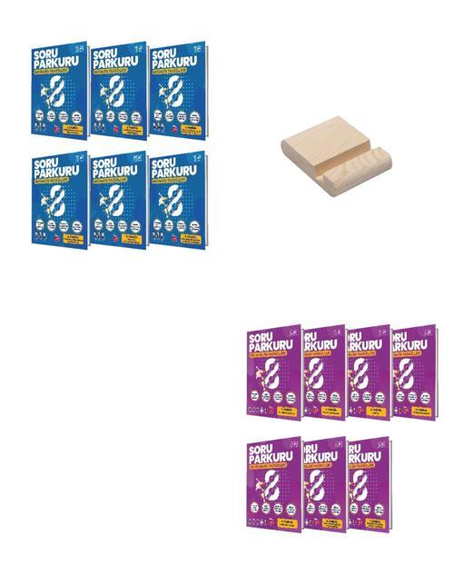 Newton LGS 8. Sınıf Soru Parkuru Matematik ve Fen Bilimleri Fasikül Seti + Telefon Standı