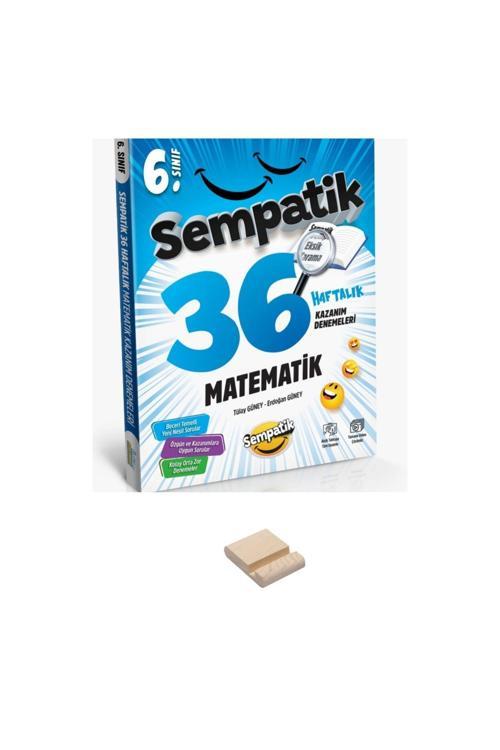 Ünlüler Karması 6. Sınıf Sempatik Matematik 36 Haftalık Kazanım Denemeleri + Telefon Standı