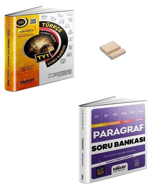 Miray TYT Türkçe ve Paragraf Soru Bankası + Telefon Standı