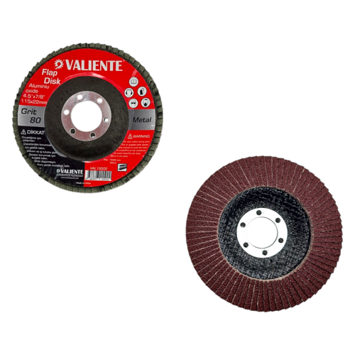 Valiente VAL15502 115mm 80 Kum Flap Disk/Zımpara