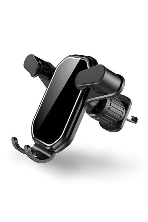 360 Dönen Araç İçi Parlak Premium Kancalı- Araba Telefon Tutacağı Havalandırma Kanalı Için