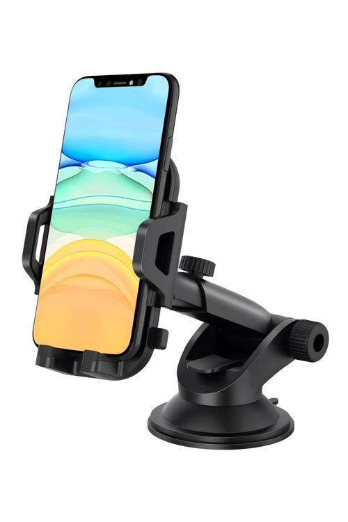 Araç İçi Uzayabilen Ayarlanabilir Vantuzlu Telefon Tutucu Cam Ve Torpido İçin