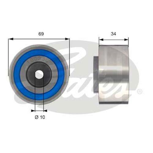 TRİGER AVARA GERGİ RULMANI PEUGEOT 407-607-CITROEN C6-C5 2.7 3.0 HDI 0830 55 4S7Q6C348BC