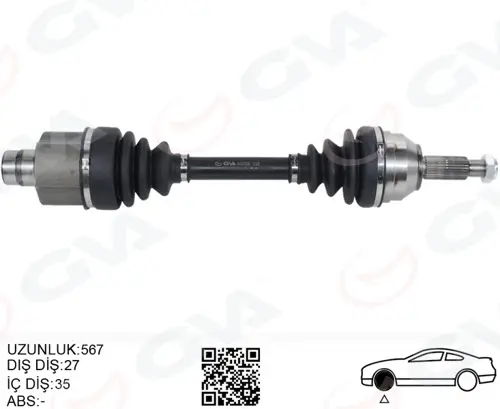 ON AKS KOMPLE SAG MONDEO 1 -2 1.6- 1.8- 2.0 1993-2000 96BG3B436AAB 1132653 1692055