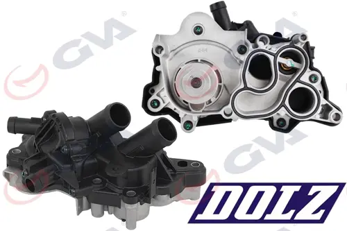 SU POMPASI GOLF 7-LEON-A3 1.0-1.2-1.4-1.6 TSI 4 ÇIKIŞLI TERMOSTAT SU POMPASI 04E121600D 04E121600Q 04E121600AD