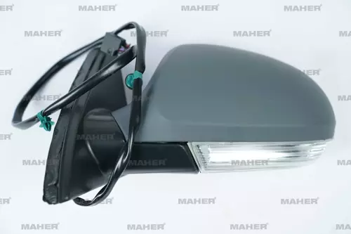 AYNA DIŞ DİKİZ PASSAT 2005-2010 ELEKTRİKLİ, ISITMALI, SİNYALLİ, ASTARLI SOL 3C1857507DP9B9