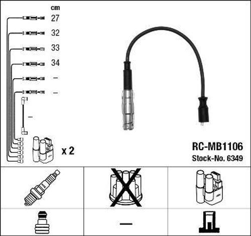 ATESLEME KABLOSU SETI MERCEDES M266 W169 W245 A2661500118 A2661500718