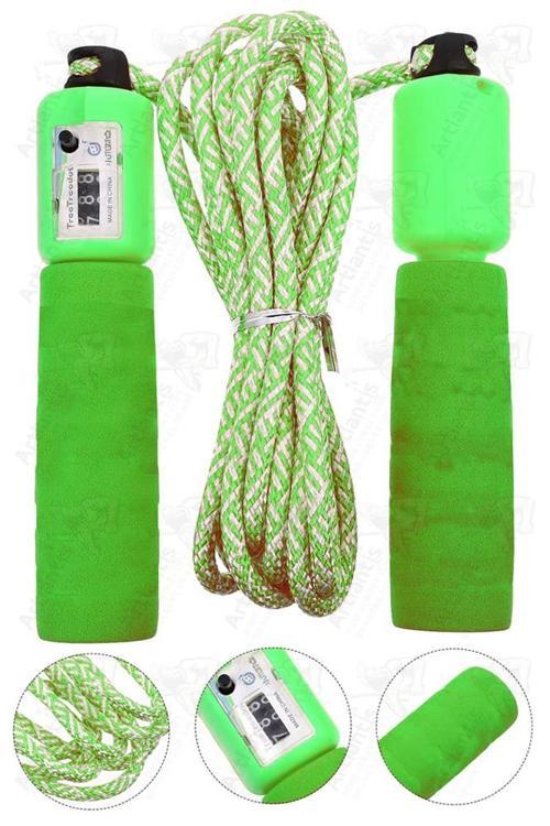 Atlama İpi Ayarlanabilir Sayaçlı 1 Adet Ayarlı Göstergeli Atlama İpi Evde Spor İpi Sünger Tutamaçlı Antreman Egzersiz